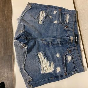 Mom jean shorts